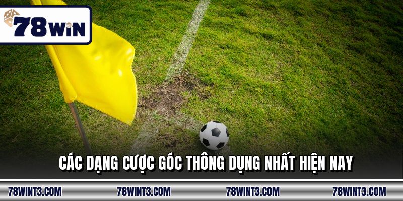 Các dạng cược góc thông dụng nhất hiện nay