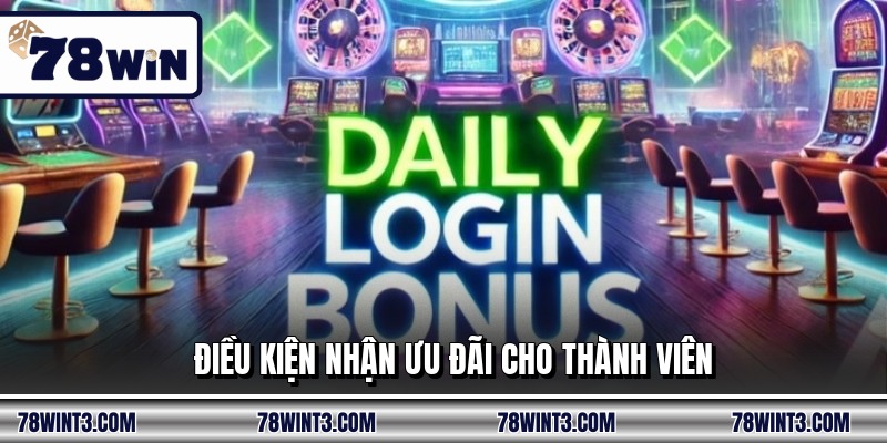 Điều kiện nhận ưu đãi cho thành viên